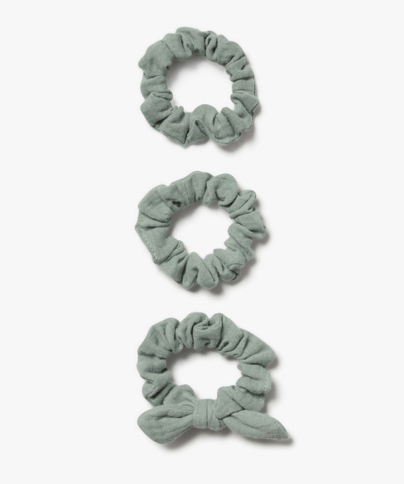 Chouchous pour les cheveux en gaze de coton fille (lot de 3) vue1 - GEMO (ACCESS) - GEMO