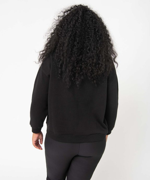 Sweat femme grande taille à à motif spécial Noël vue3 - GEMO (G TAILLE) - GEMO
