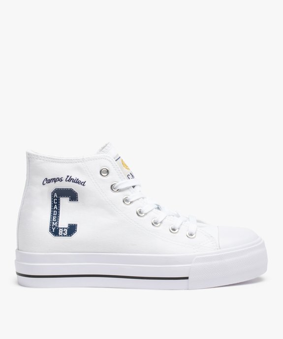 Baskets femme montantes en toile unie – Camps United vue1 - CAMPS UNITED - GEMO