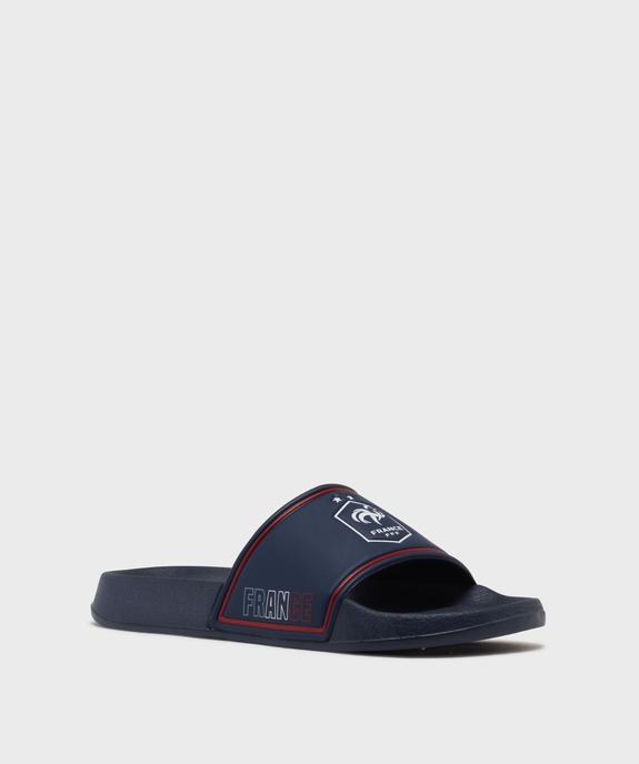 Mules de piscine à large bride imprimée garçon - FFF vue2 - FFF - GEMO