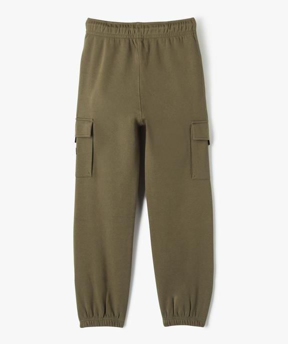 Pantalon cargo molletonné garçon vue4 - GEMO (JUNIOR) - GEMO