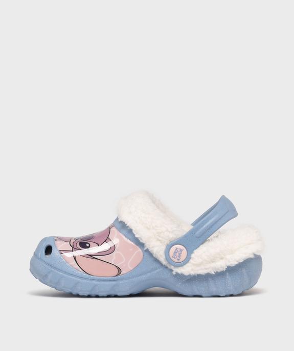 Chaussons mules fourrés et pailletés fille - Stitch vue3 - LILO & STITCH - GEMO