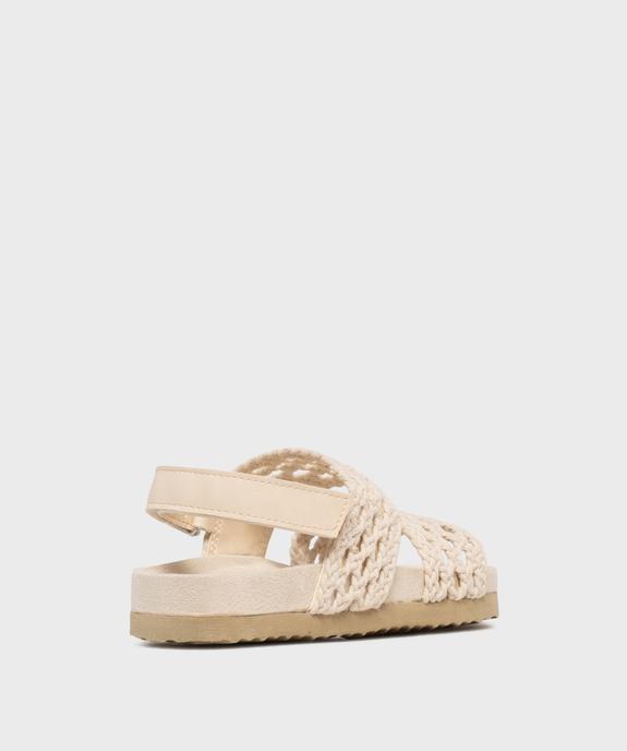 Sandales à scratch et brides crochetées fille - Lovely Wings vue4 - LOVELY WINGS - GEMO