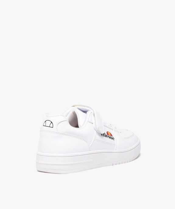 Baskets garçon unies à scratch style rétro - Ellesse vue4 - ELLESSE - GEMO