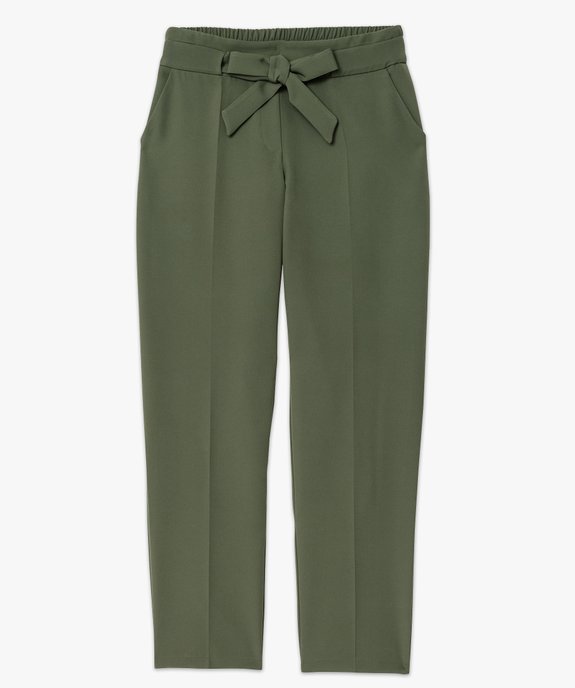 Pantalon de costume en toile fluide femme vue4 - GEMO(FEMME PAP) - GEMO