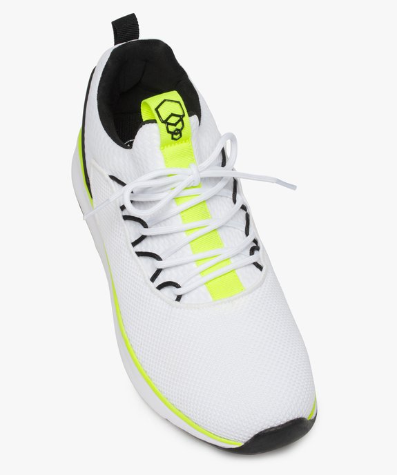 Baskets homme façon socquettes en mesh à lacets vue5 - GEMO (SPORTSWR) - GEMO