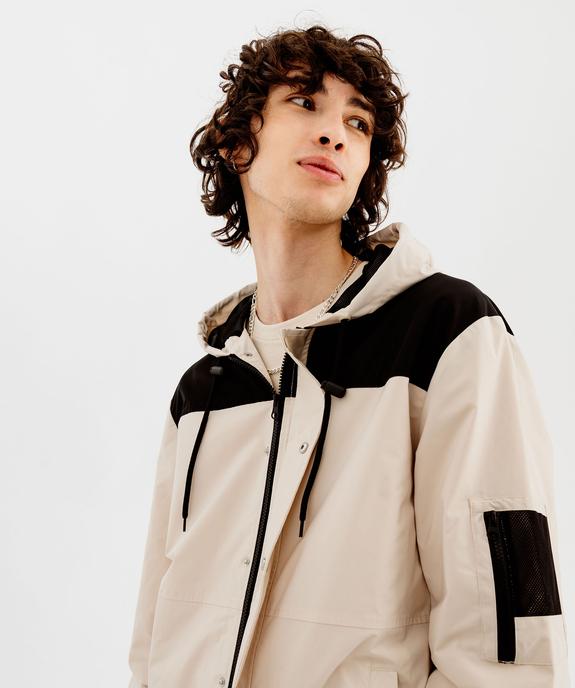 Coupe-vent à capuche léger homme vue7 - GEMO (HOMME) - GEMO