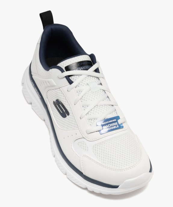 Baskets homme légères running en mesh Burns 2.0 - Skechers vue5 - SKECHERS - GEMO