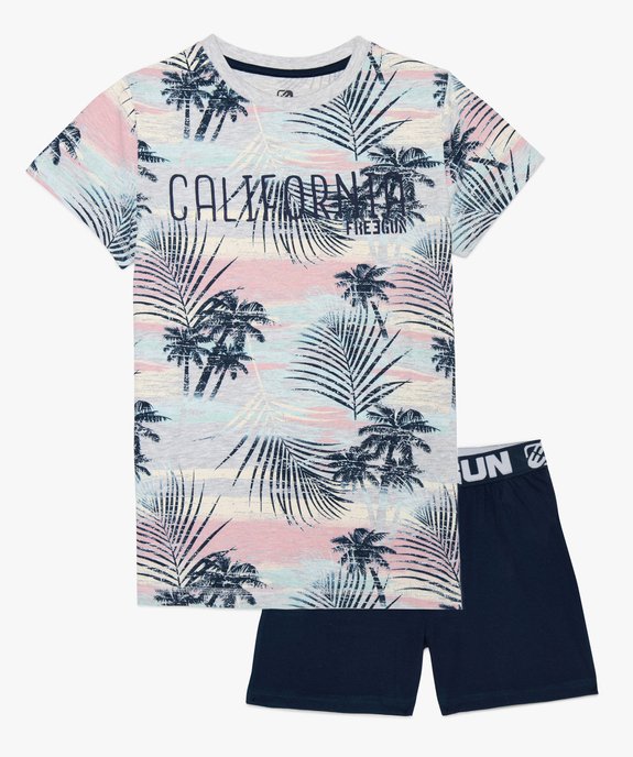 Pyjashort garcon motif tropical Freegun