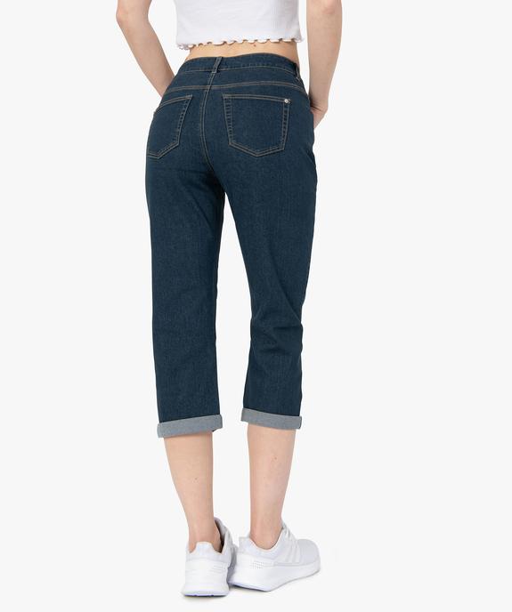 Jean femme coupe courte et Slim vue3 - GEMO 4G FEMME - GEMO