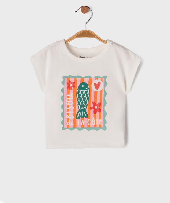 Tee-shirt manches courtes  vue1 - GEMO 4G BEBE - GEMO