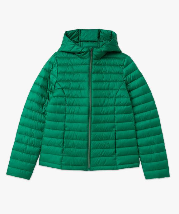 Doudoune à capuche rembourrage fin femme vue4 - GEMO 4G FEMME - GEMO