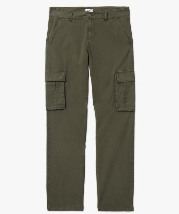 Pantalon cargo coupe regular homme vue4 - GEMO 4G HOMME - GEMO