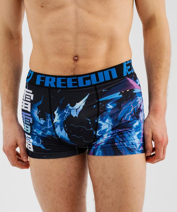 Boxer en microfibre motif manga homme - Freegun vue2 - FREEGUN - GEMO