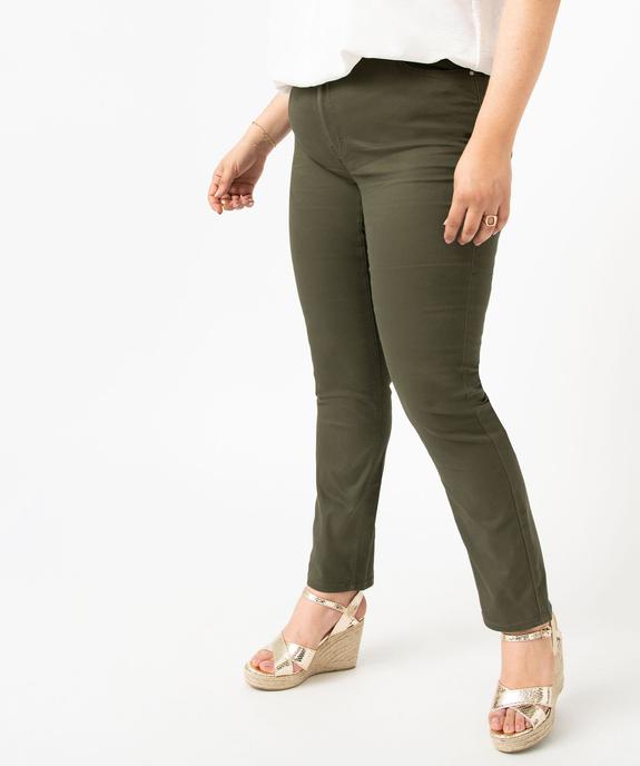 Pantalon coupe Regular femme grande taille vue1 - GEMO (G TAILLE) - GEMO