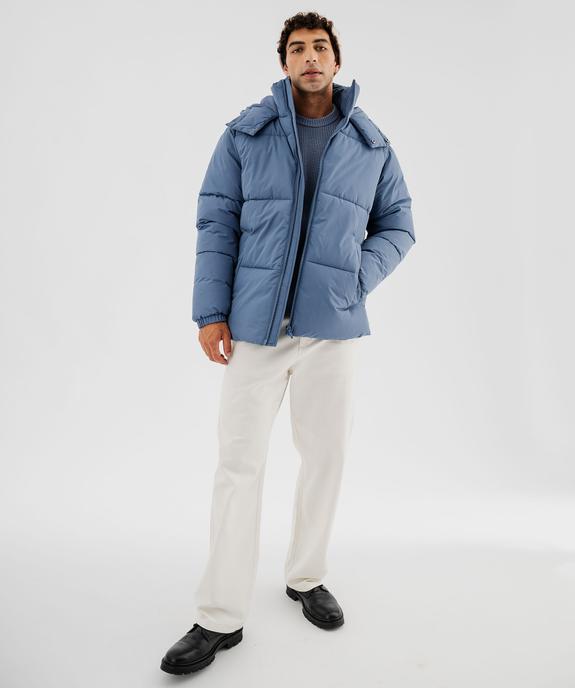 Doudoune à capuche et col montant homme vue5 - GEMO 4G HOMME - GEMO