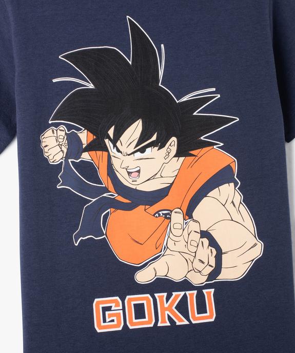 Tee-shirt garçon  manches courtes imprimé - Dragon Ball vue3 - DRAGON BALL Z - GEMO