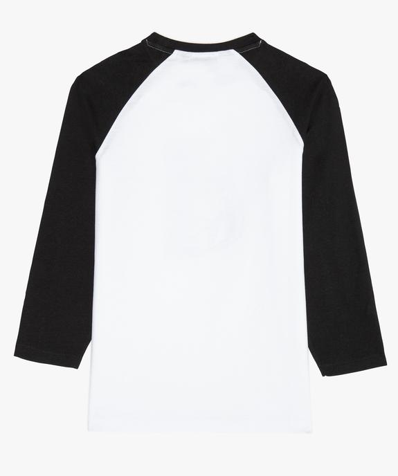Tee-shirt garçon bicolore à manches longues - Fortnite vue3 - FORTNITE - GEMO