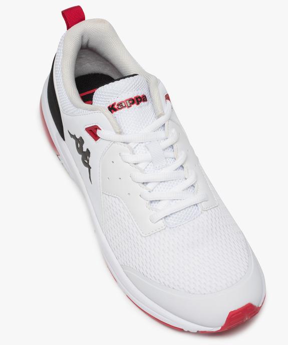 Baskets homme bi-matières colorées à lacets - Kappa vue5 - KAPPA - GEMO