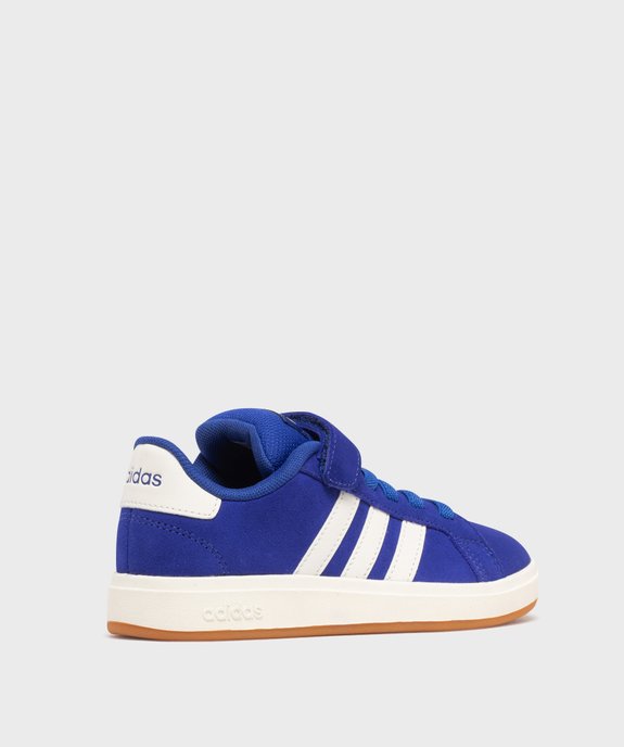 Baskets en cuir suédé Grand Court 2000 garçon - Adidas vue4 - ADIDAS - GEMO