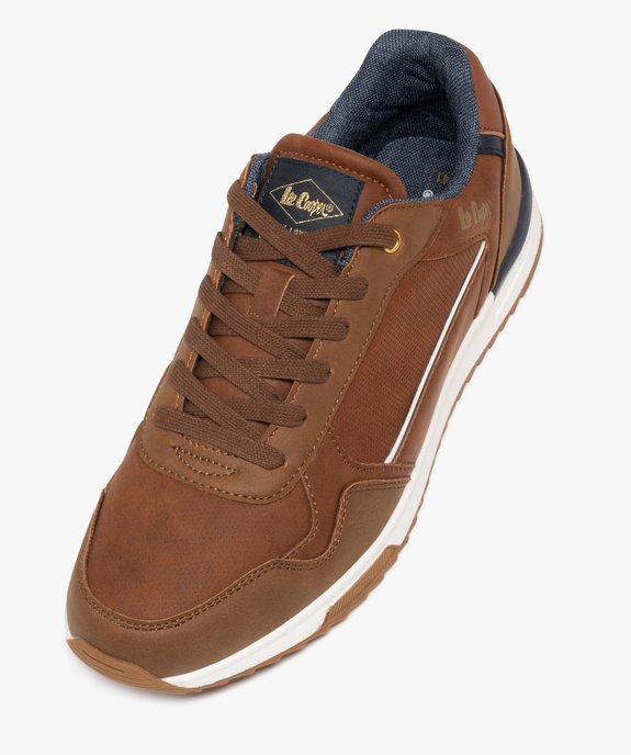 Baskets basses à semelle contrastante homme - Lee Cooper vue5 - LEE COOPER - GEMO