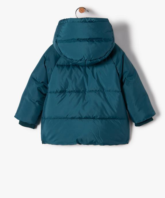 Blouson bébé garçon chaud à capuche et doublure polaire vue5 - GEMO 4G BEBE - GEMO