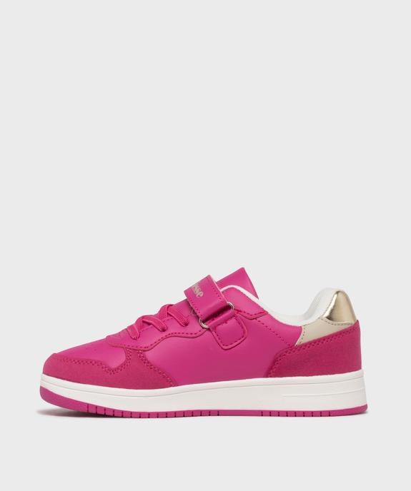 Baskets basses avec fermeture scratch fille - Ellesse vue3 - ELLESSE - GEMO