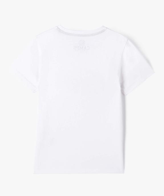 Tee-shirt avec motif base-ball garçon - Camps United vue4 - CAMPS UNITED - GEMO