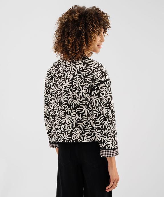 Veste matelassée et rembourrée réversible femme vue3 - GEMO 4G FEMME - GEMO