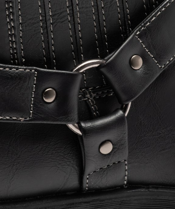 Boots homme style santiags unies à surpiqûres contrastées vue6 - GEMO (CASUAL) - GEMO