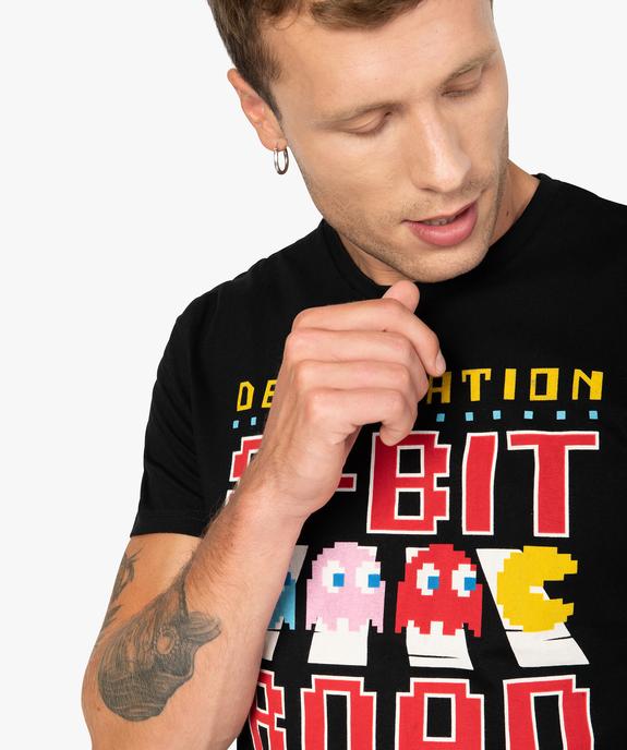 Tee-shirt homme à manches courtes avec large inscription – Pac-Man vue1 - PAC-MAN - GEMO