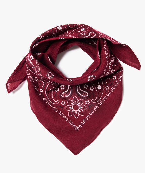 Foulard femme bandana vue1 - GEMO (ACCESS) - GEMO