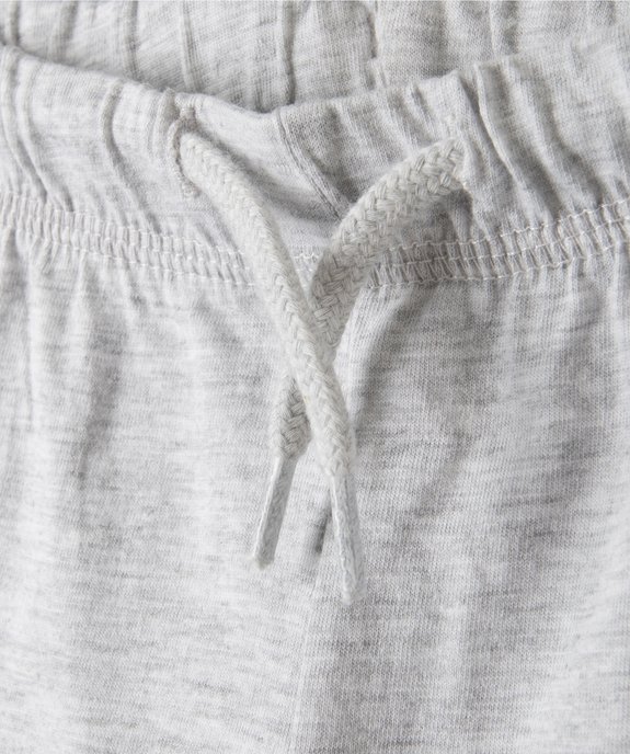 Short bébé garçon en jersey à taille élastiquée (lot de 2) vue2 - GEMO(BEBE DEBT) - GEMO