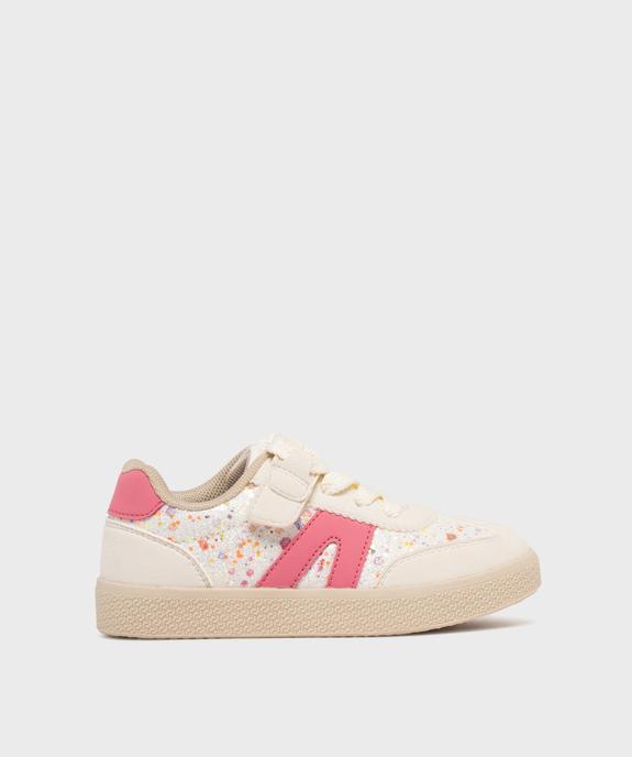 Baskets à scratch et lacets fantaisie fille - Lovely Wings vue1 - LOVELY WINGS - GEMO