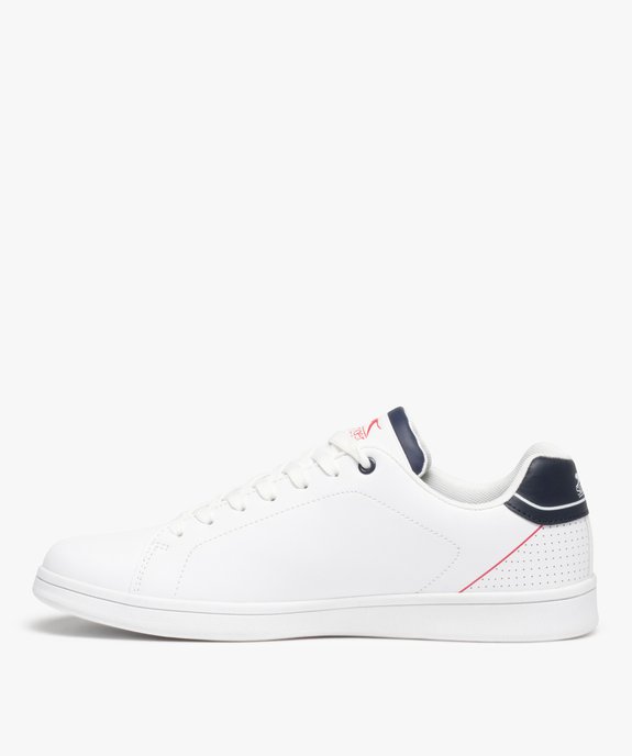 Baskets homme unies à détails contrastés – Slazenger Harlow vue3 - SLAZENGER - GEMO