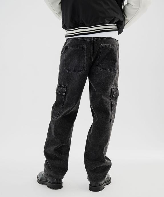 Jean large coupe cargo homme vue3 - GEMO 4G HOMME - GEMO