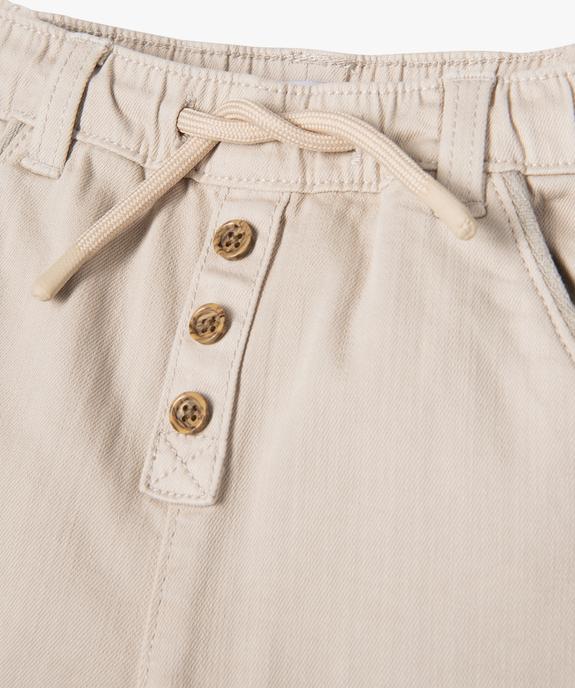 Pantalon en denim coloré bébé garçon vue2 - GEMO(BB COUCHE) - GEMO
