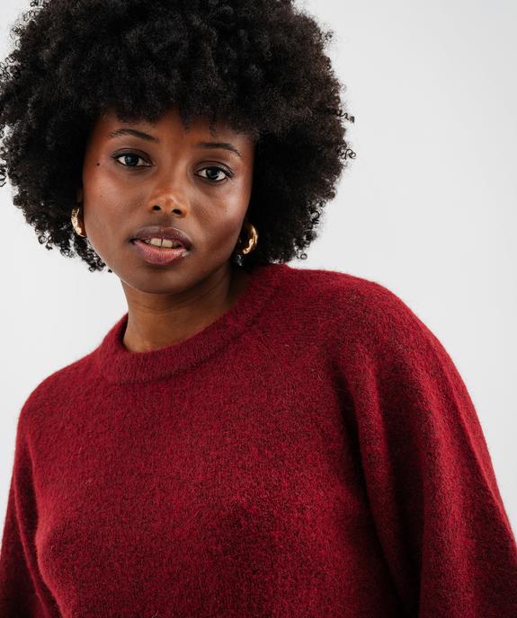Pull manches courtes ample et douillet femme vue2 - GEMO(FEMME PAP) - GEMO
