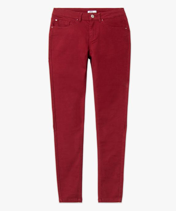 Pantalon coupe Slim taille normale femme vue5 - GEMO 4G FEMME - GEMO