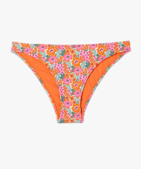 Bas de maillot de bain à motifs fleuris femme vue4 - GEMO 4G FEMME - GEMO