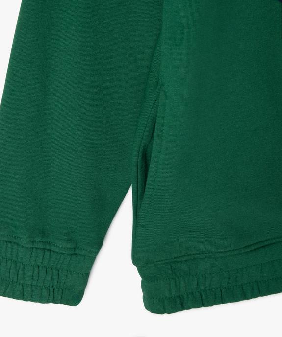 Sweat col polo zippé garçon - Camps United vue3 - CAMPS GEMO FOR GOOD - GEMO