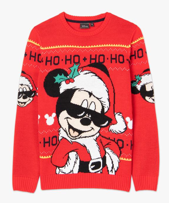 Pull de Noël pour homme avec motif Mickey - Disney vue4 - MICKEY - GEMO