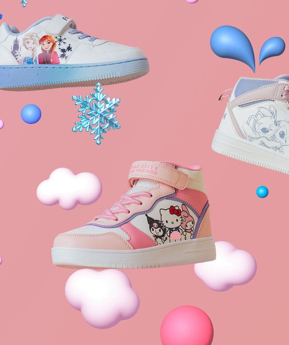 Baskets montantes avec empiècements colorés fille - Hello Kitty vue7 - HELLO KITTY - GEMO