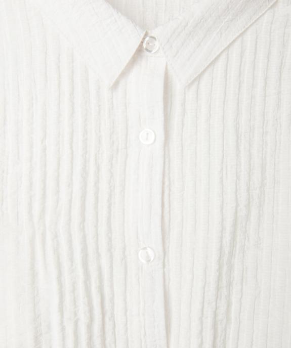 Chemise en maille gaufrée avec bas ajustable fille vue2 - GEMO (ENFANT) - GEMO