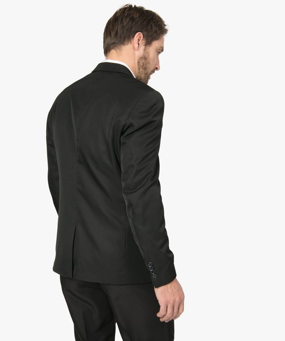 Veste de costume homme unie effet légèrement satiné vue3 - GEMO (HOMME) - GEMO