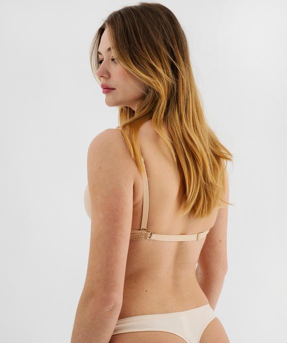 Soutien-gorge corbeille avec bretelles multipositions vue3 - GEMO(HOMWR FEM) - GEMO