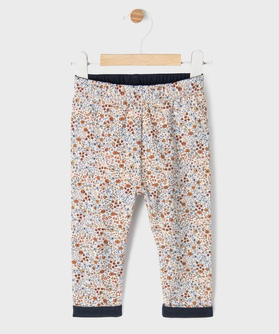 Legging réversible bébé fille - LuluCastagnette vue1 - LULU CASTAGNETTE GEMO FOR GOOD - GEMO