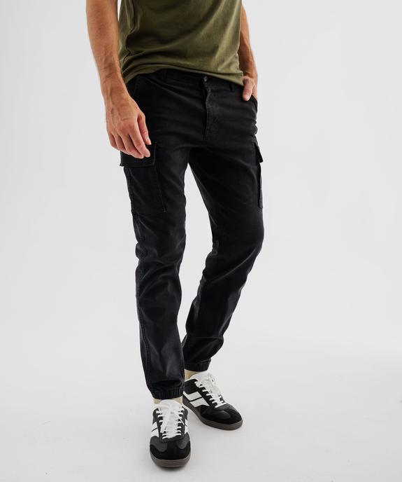 Pantalon cargo Regular coloris unique homme vue1 - GEMO (HOMME) - GEMO