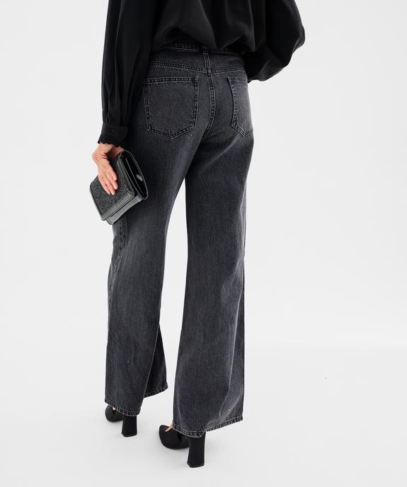 Jean Wide leg strass femme vue4 - GEMO 4G FEMME - GEMO