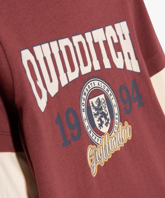 Tee-shirt droit effet 2-en-1 garçon - Harry Potter vue3 - HARRY POTTER - GEMO